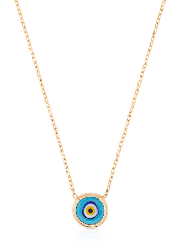 Elaine Necklace in Blue/Gold