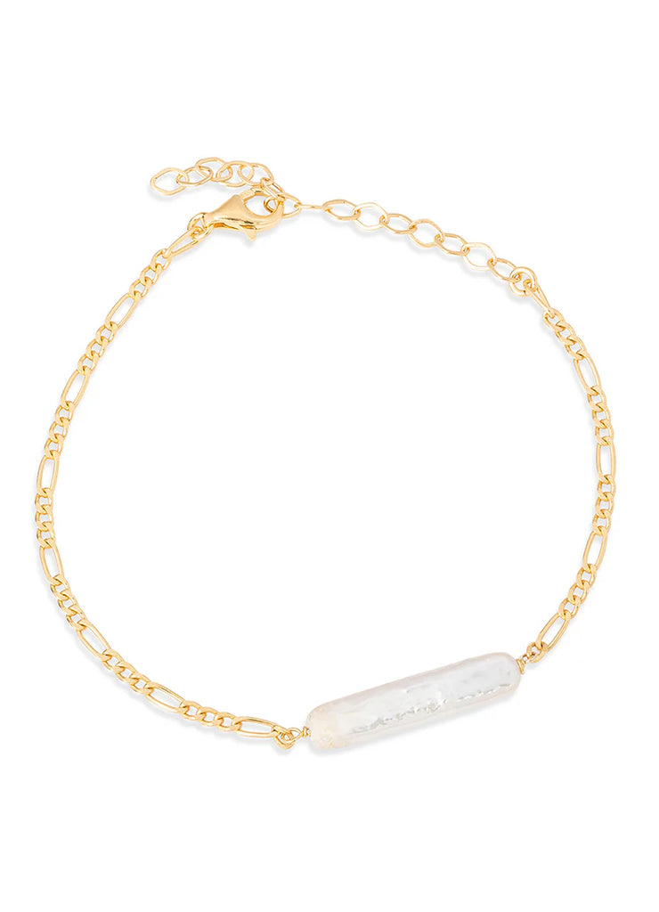 Ria Pearl Bracelet in Gold