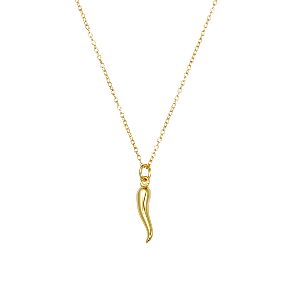 Gold Cornicello Necklace