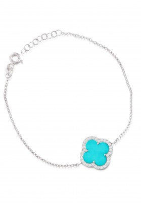 Summer Diamond Bracelet in Sterling Silver