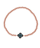 Lucky Stone Bracelet in Rose Gold