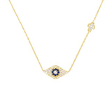 Kendall Eye Necklace in Gold