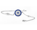 Ithaca Evil Eye Bracelet in Sterling Silver