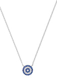 Blue Eye Necklace in Sterling Silver