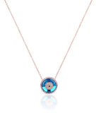 Looking At You Necklace in Rose Gold