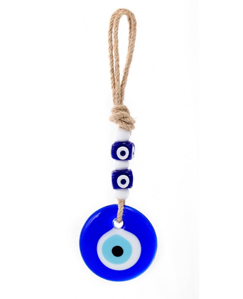 Greek Evil Eye Glass Ornament