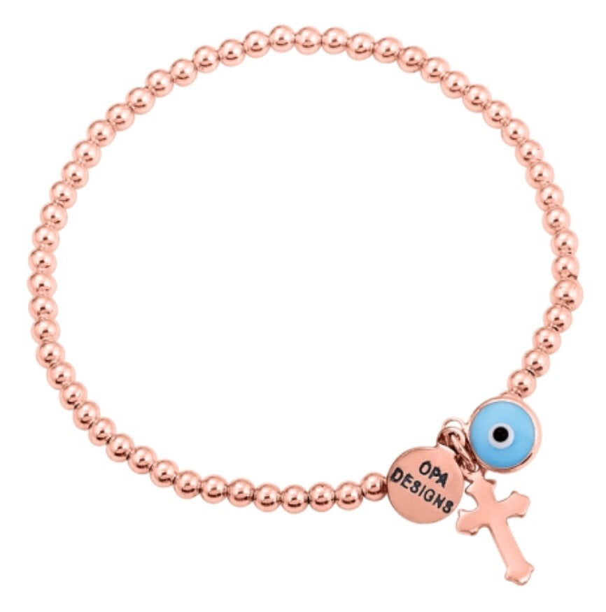 Wishful Beaded Bracelet in Sterling Silver