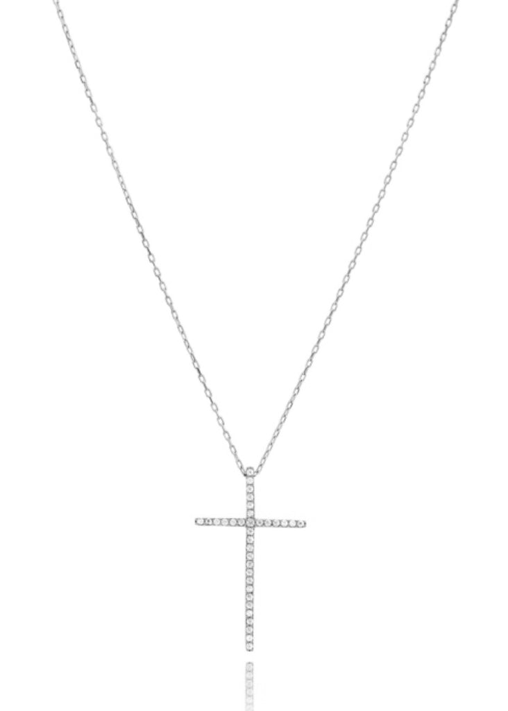 Mattina Cross Necklace in Sterling Silver