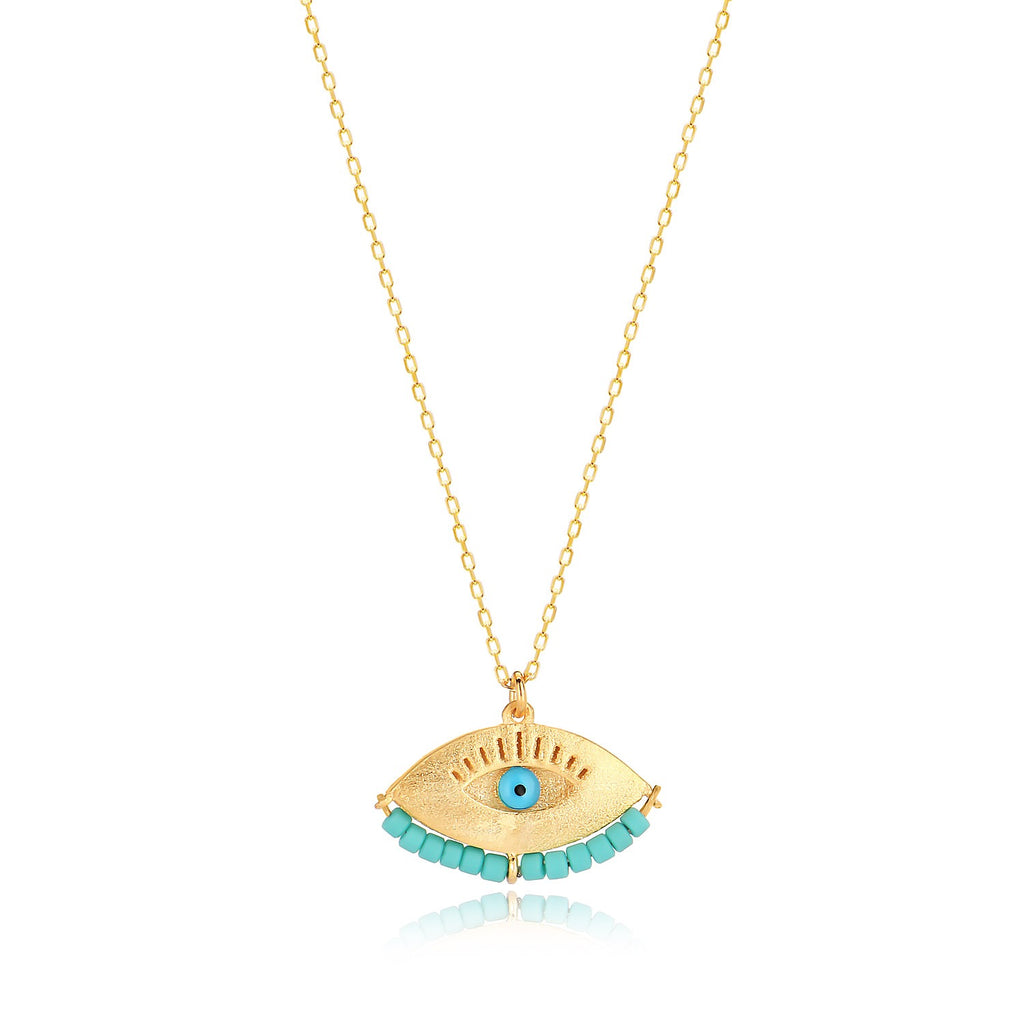 Ikaria Island Necklace in Gold