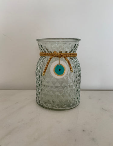 Luxe Silver Marbled on White Cross (style 1)
