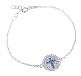 Love My Cross Bracelet in Sterling Silver