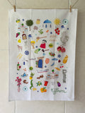 A Taste of Kythera Tea Towel