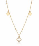 Tara Clover Necklace in Gold