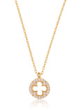 Ophelia Clover Necklace in Gold