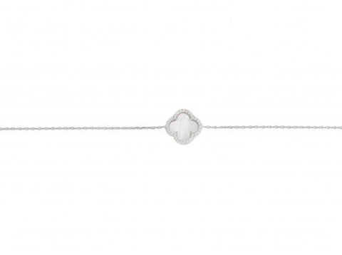 Summer Diamond Bracelet in Mother Of Pearl and Sterling Silver