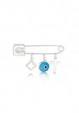 Baby Girl Pin in Sterling Silver