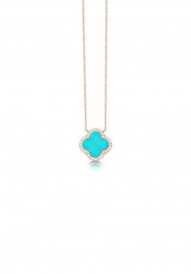 Summer Diamond Necklace in Sterling Silver