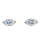 Slant Eye Earrings in Gold