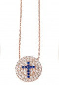Love My Cross Necklace in Gold