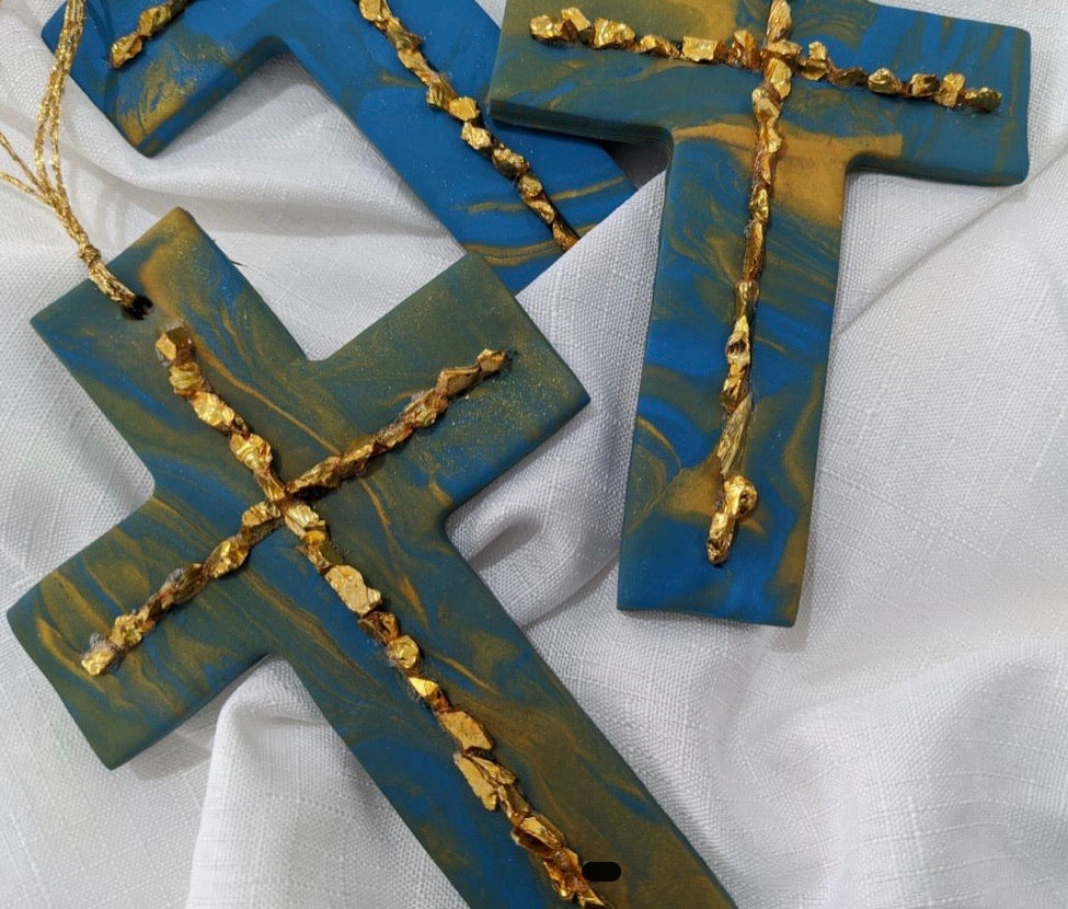 Pieces Gold Cross