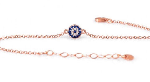 One Eye Bracelet in Rose Gold