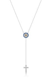 Lucky Lariat Necklace in Sterling Silver