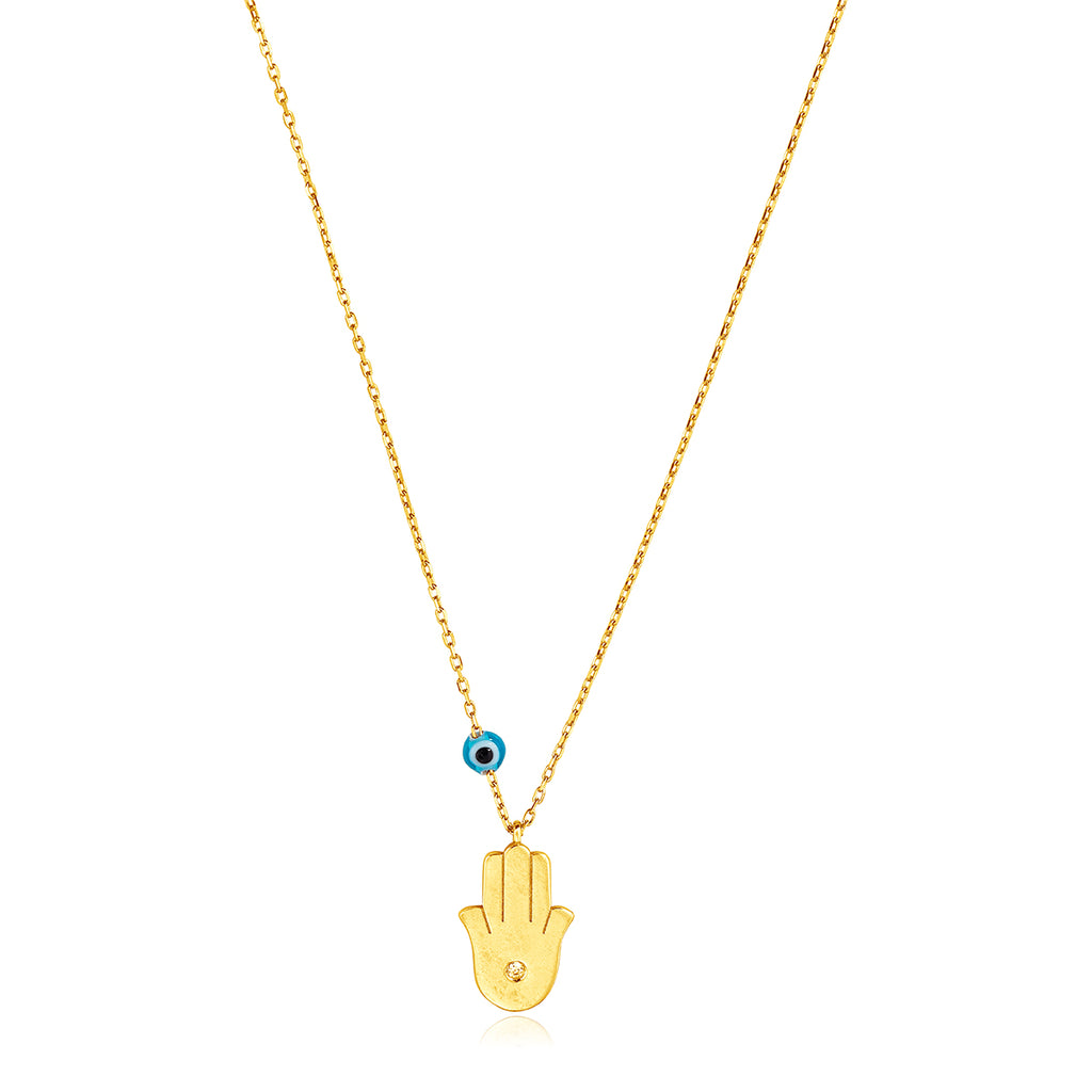 Daphne Protection Necklace in Gold