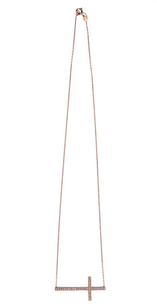 Faithful Sparkles Necklace in Rose Gold