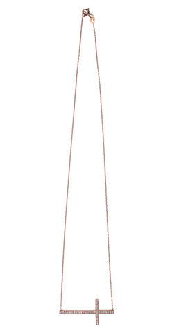 Faithful Sparkles Necklace in Rose Gold