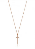 Fine Cross in Rose Gold