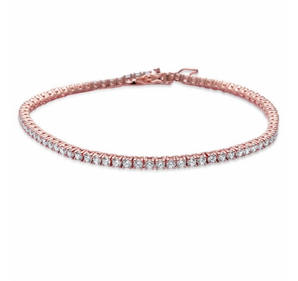 Diamond Necklace in Rose Gold