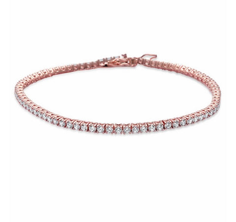 Diamond Necklace in Rose Gold