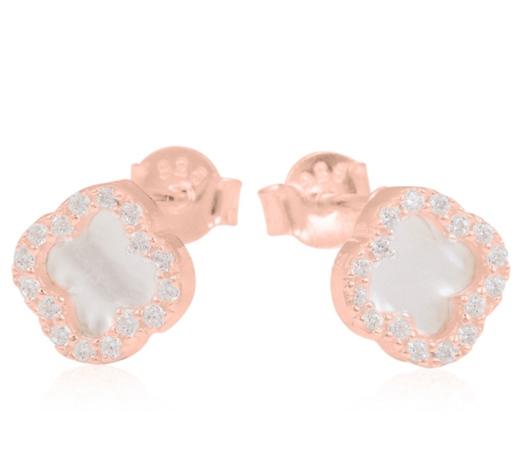 Sirissima Clover Earrings Mother of Pearl – Online Jewelry Boutique