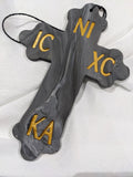 ‘Theodoros’ Black Marbled IC XC NI KA Cross