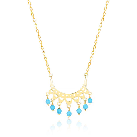 Symi Island Necklace in Gold