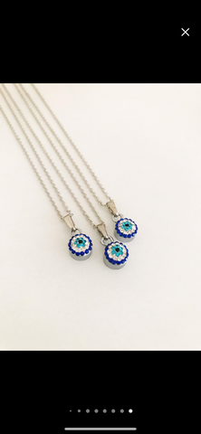 Turquoise Evil Eye Small Necklace