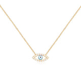 Eye On You Necklace in Rose Gold