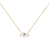 Eye On You Necklace in Gold