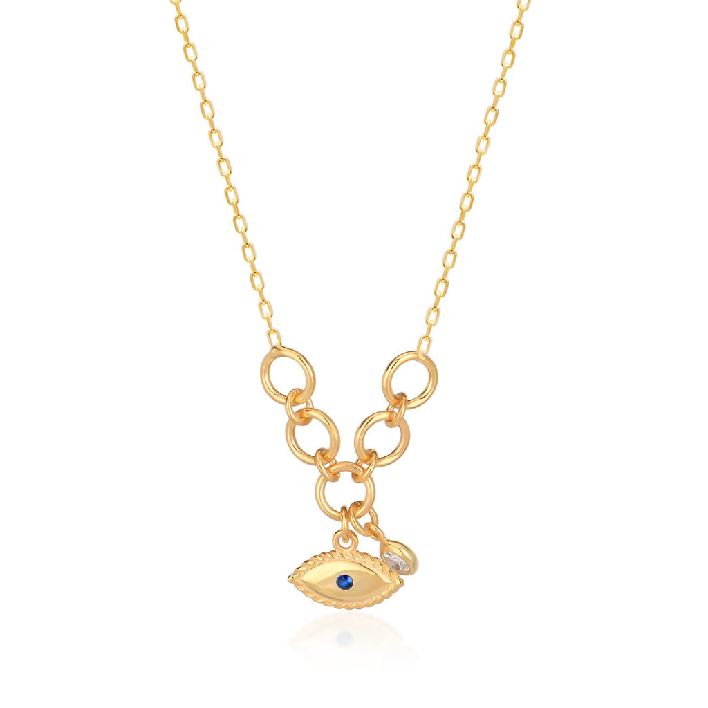 Corfu Island Necklace in Gold