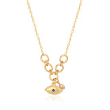 Corfu Island Necklace in Gold