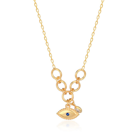 Corfu Island Necklace in Gold