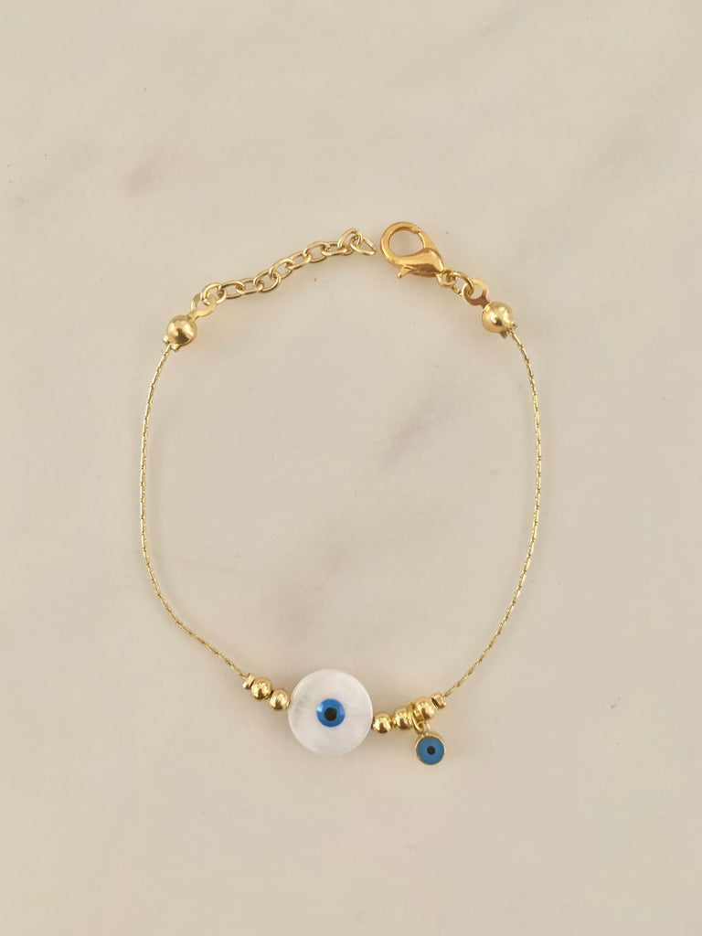 Milos Eye Bracelet in Gold