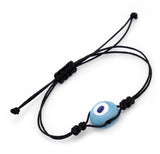 Evil Eye Bead Cord Bracelet