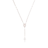 Dolce Rosary Necklace in Sterling Silver