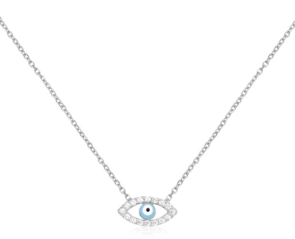 Eye On You Necklace in Sterling Silver