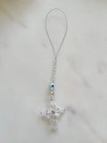 Swarovski Crystal Cross Charm in White