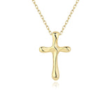 Symi Cross Necklace in Gold