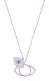 Eye To Eye Necklace in Rose Gold