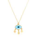 Limnos Eye Necklace in Gold