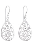 Havana Night Earrings in Sterling Silver